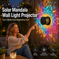 2 PCS✨ Solar Mandala Wall Light 🥇 – Waterproof Outdoor Garden Fence Projector Lamp with Magical Ambient Glow🪐