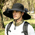 Sombrero Outdoor con Ventilador Solar Integrado